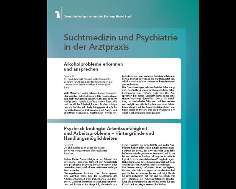 Kostenlose Webinare zu den Themen Suchtmedizin und Psychiatrie in der Arztpraxis